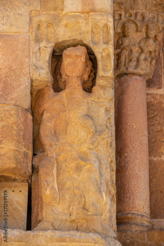 Leonor de Aquitania, Iglesia de Santo Domingo,  Románico, siglo XII, Soria, Comunidad Autónoma de Castilla, Spain, Europe photo