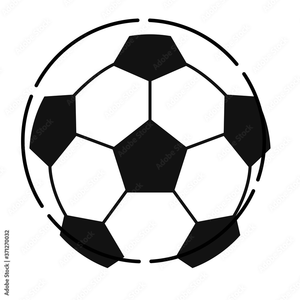 Fototapeta premium Soccer ball icon