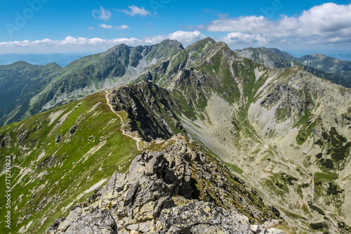 Banikov and Tri kopy peaks, Western Tatras, Slovakia, hiking theme
