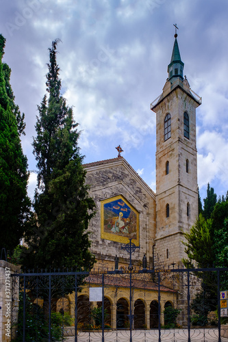 The Church of the Visitation in the ancient village Ein Karem, Israel