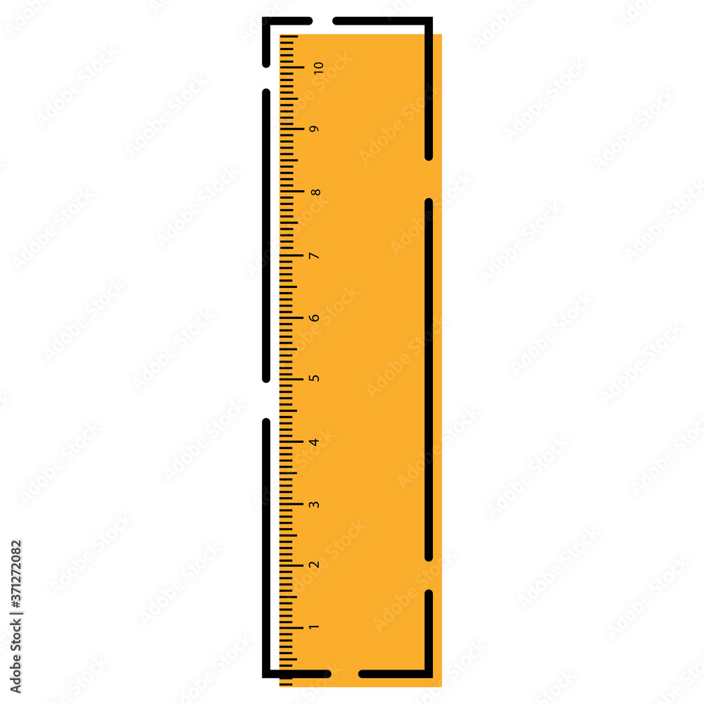 Isolated ruler icon Isolated ruler icon