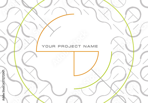 Creative page template paper with copy space