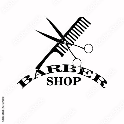 barber shop vector illustration