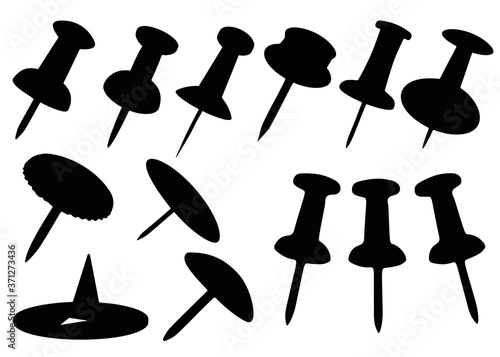 Office buttons and pins for the securities.