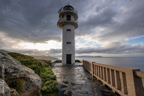 Faro de punta Roncadoira, Xove, Galicia, Spain
