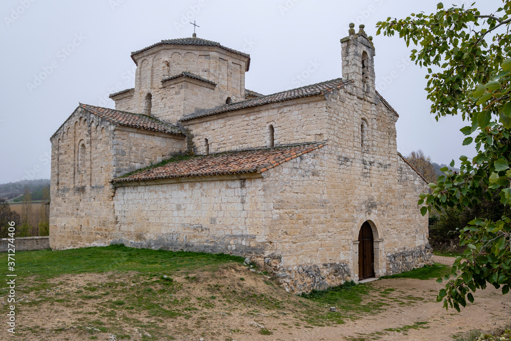iglesia de Nuestra Señora de la Anunciada , Arquitectura lombarda, siglo XI,  Urueña , Provincia de Valladolid, Castilla y León, Spain