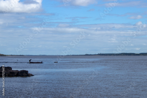 Pescadores del río Uruguay