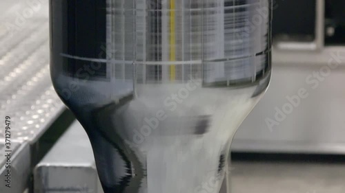 The Process Of Cooling Down Crystal In A Modern Photovoltaic Factory