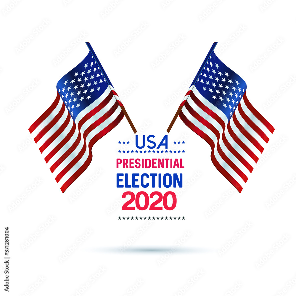 Election in the United States of America. Vector Design USA Presidential Election 2020 Election in the United States of America. Vector Design USA Presidential Election 2020