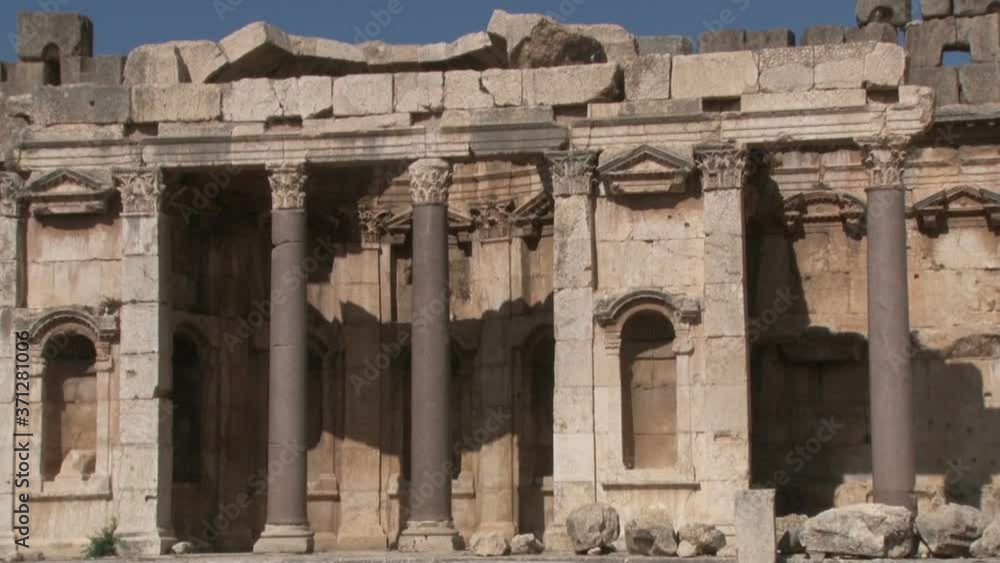 The Baalbek Roman Ruins in Lebanon, an UNESCO World Heritage site The Baalbek Roman Ruins in Lebanon, an UNESCO World Heritage site