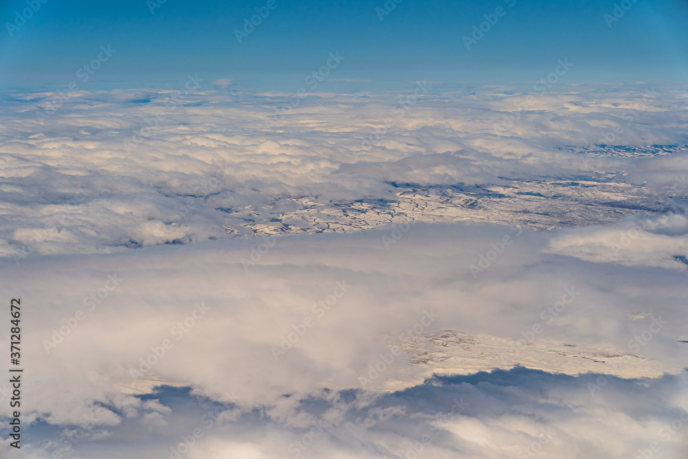 Naklejka premium Aerial view of mountains 28