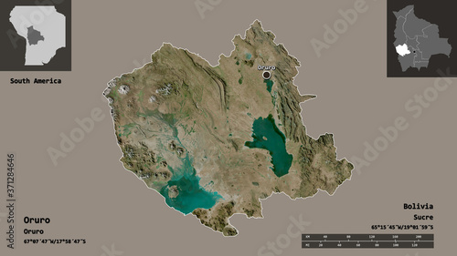 Oruro, department of Bolivia,. Previews. Satellite