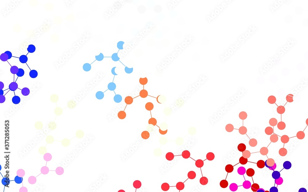 Light Blue, Yellow vector backdrop with artificial intelligence data. Light Blue, Yellow vector backdrop with artificial intelligence data.