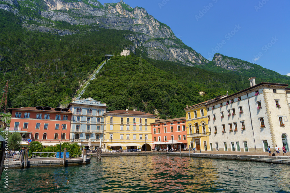 Riva del Garda, historic city on the lake