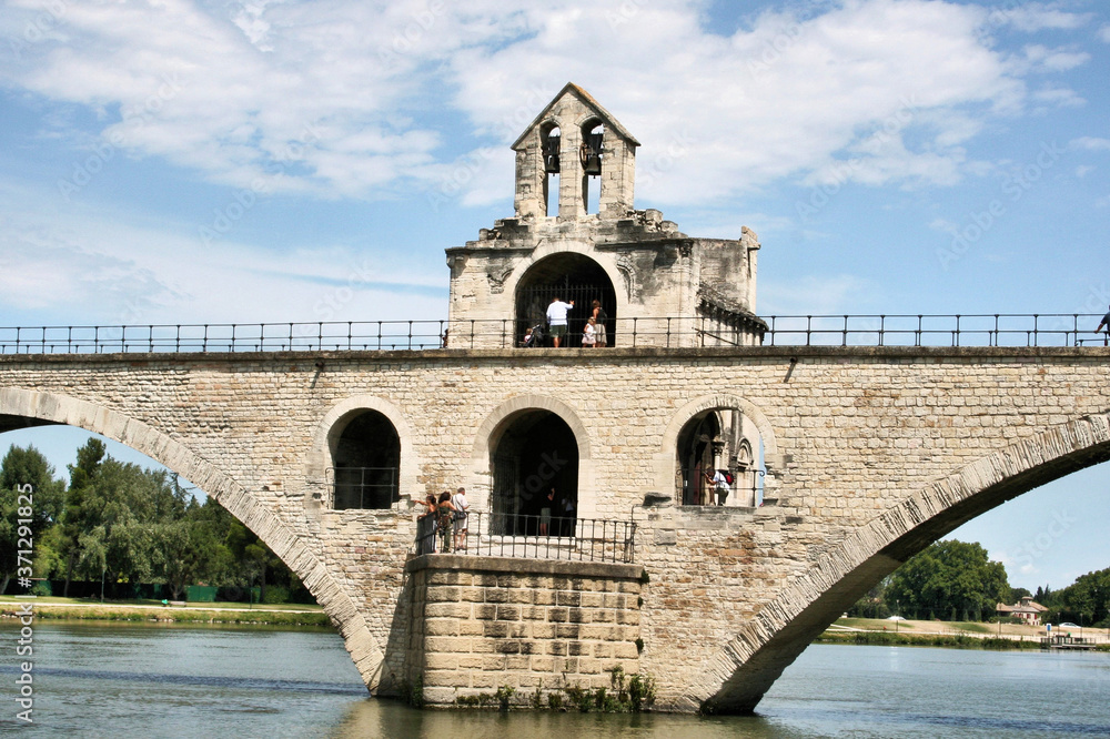 A view of Avignon in France