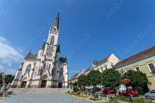 Sacred Heart Church in Koszeg, Hungary