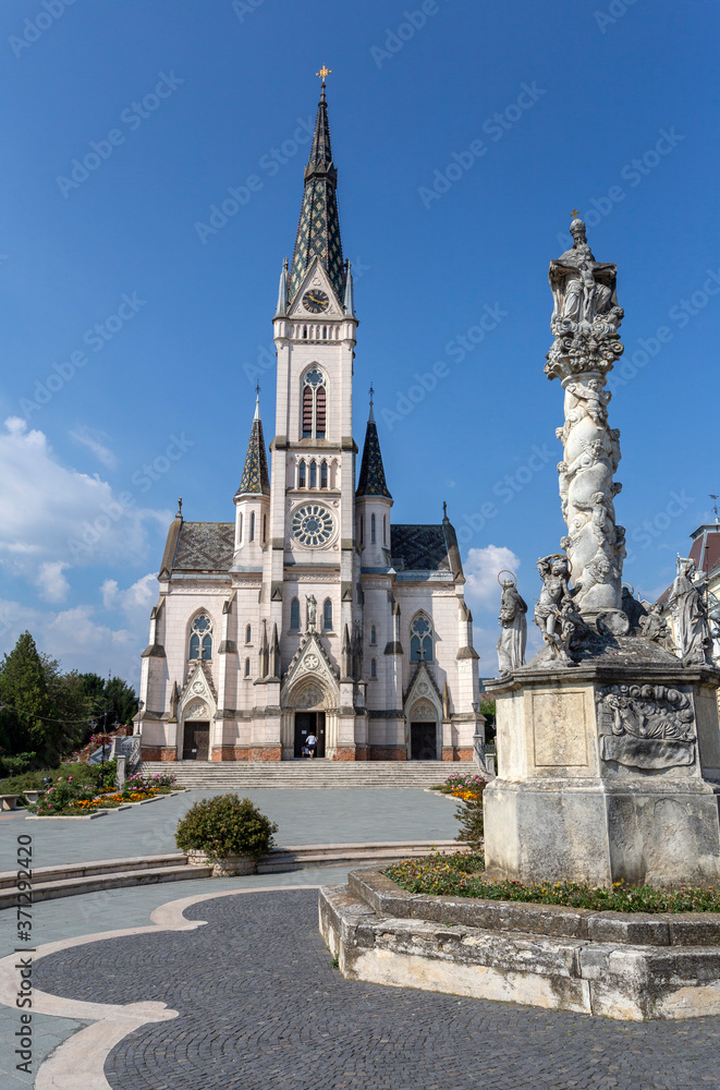 Obraz premium Sacred Heart Church in Koszeg, Hungary
