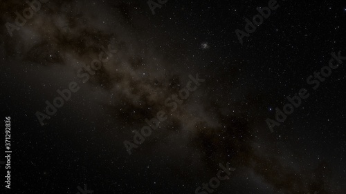 science fiction wallpaper  cosmic landscape  beautiful galactic background  beautiful starry sky  galaxy of different colors  realistic exoplanet  3d render