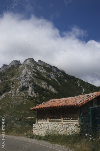 Mountanious landscape in the North of Spain