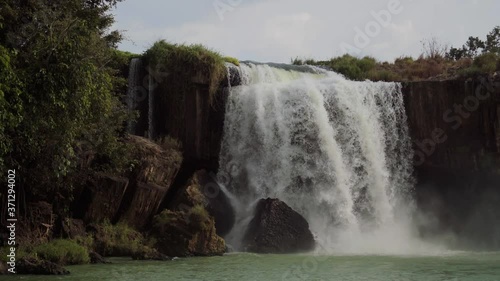 The Dray Nur Waterfall on the Serepok River. Vietnam. photo