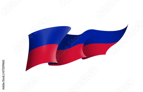 Free Download Haiti flag state symbol isolated on background national banner. Greeting card National Independence Day of the Republic of Haiti. Illustration banner with realistic state flag. - GFXLoad