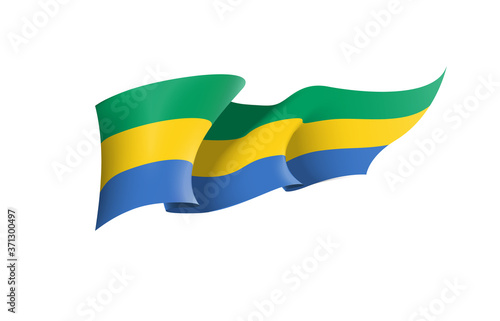 Free Download Gabon flag state symbol isolated on background national banner. Greeting card National Independence Day of the Gabonese Republic. Illustration banner with realistic state flag. - GFXLoad