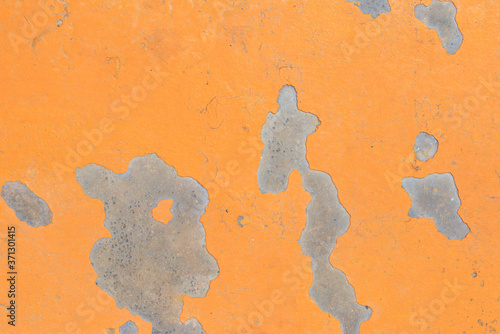 Obraz na płótnie Abstract Old Orange Grunge Cement Wall for texture background w salonie