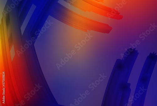 Dark Blue  Red vector abstract layout.