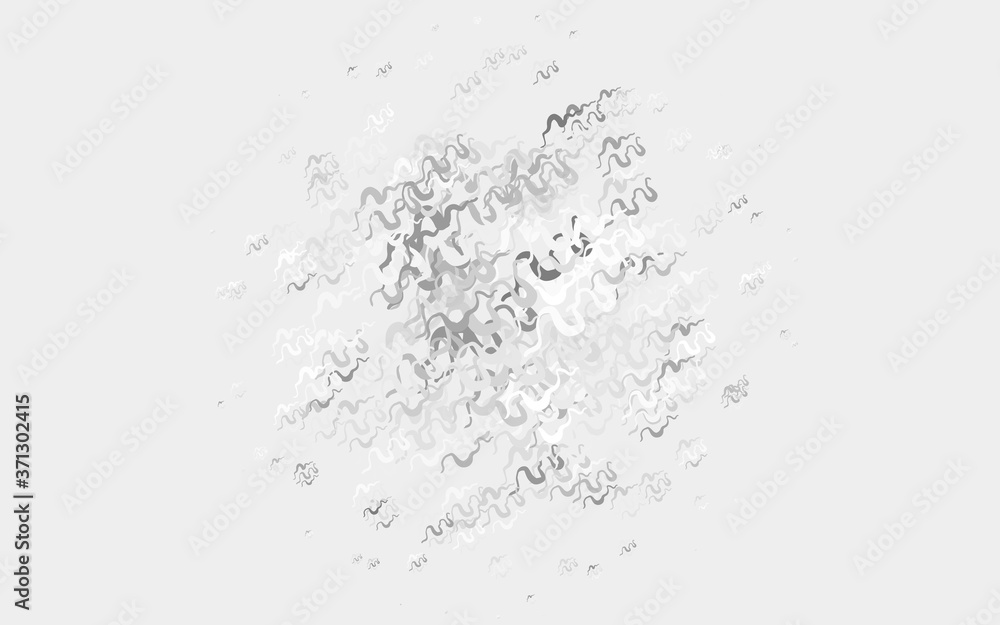 Obraz premium Light Gray vector pattern with wry lines.
