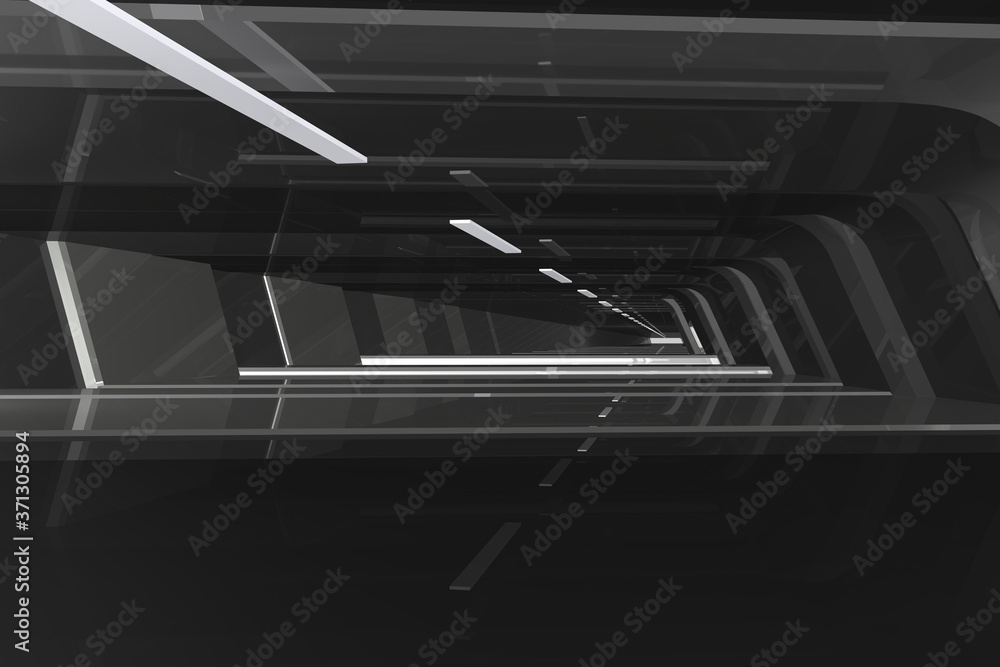 Obraz premium abstract tunnel highway 