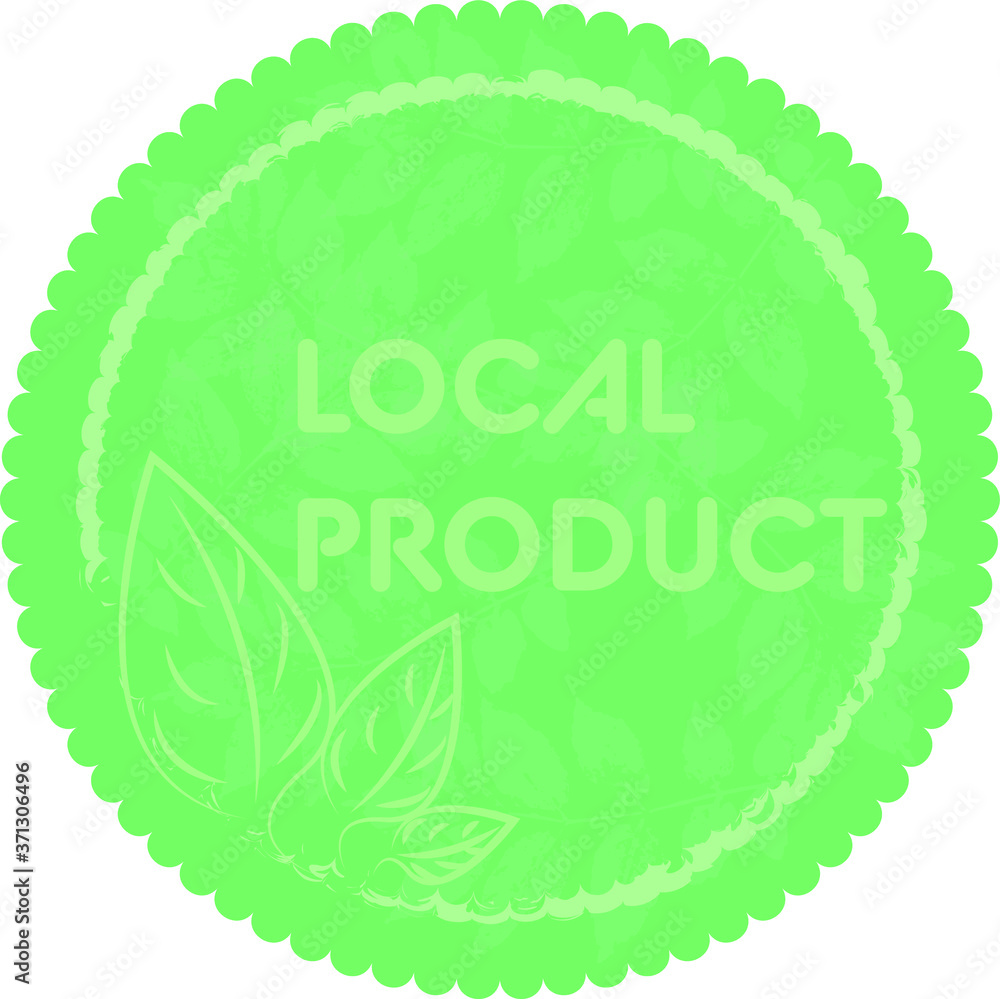 Local product round sticker with three tickets and grunge effect. Usable as a product label or atypical banner. Local product round sticker with three tickets and grunge effect. Usable as a product label or atypical banner.