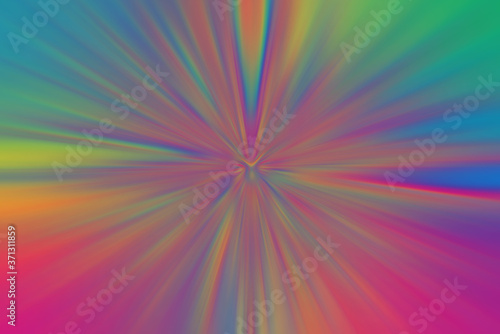 An abstract multicolored motion blur burst background image.