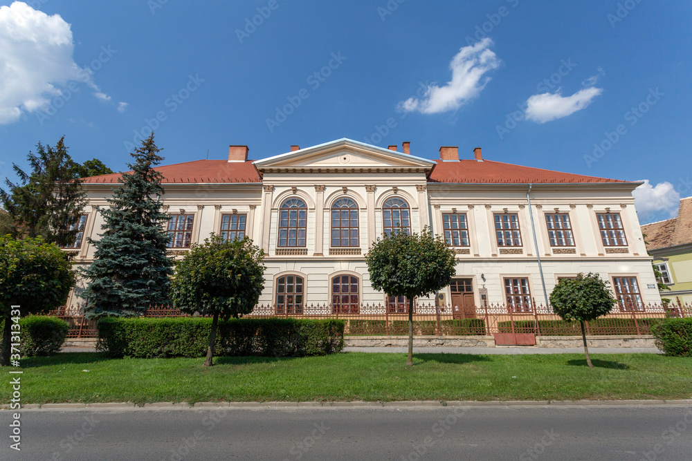 Classicist building in Szombathely, Hungary