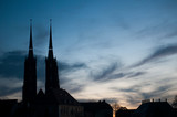 Brzask nad katedrą we Wrocławiu