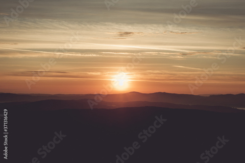 Dreisesselberg Deuschland Sonnenaufgang