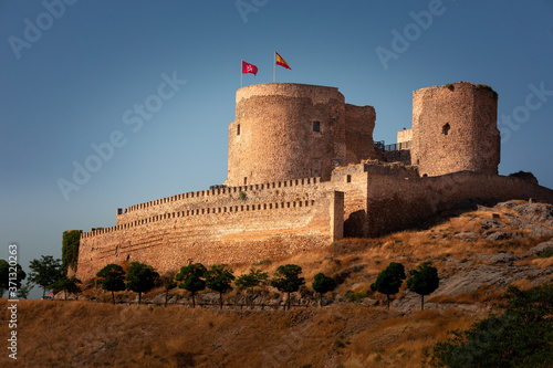 Windmills and castle of Consuegra, the famous giants from 