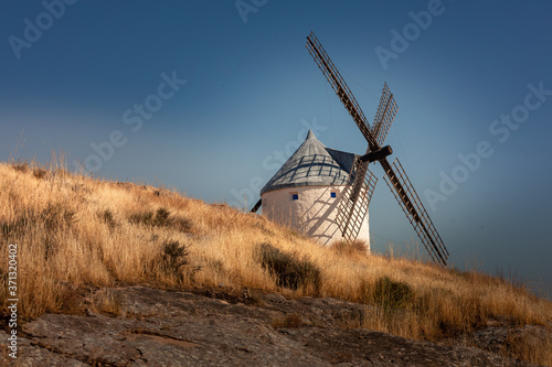 Windmills and castle of Consuegra, the famous giants from 