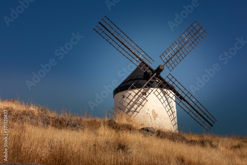 Windmills and castle of Consuegra, the famous giants from 