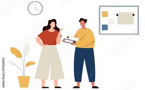 Chat between employers