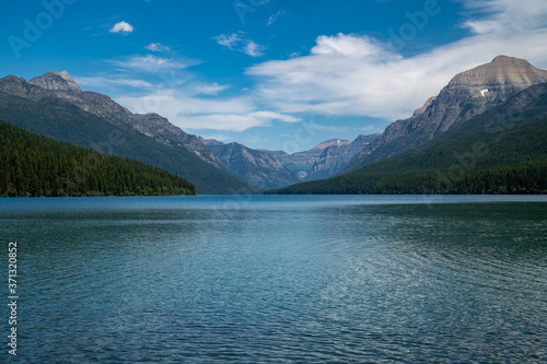 Bowman Lake in Glacier National Park Montana