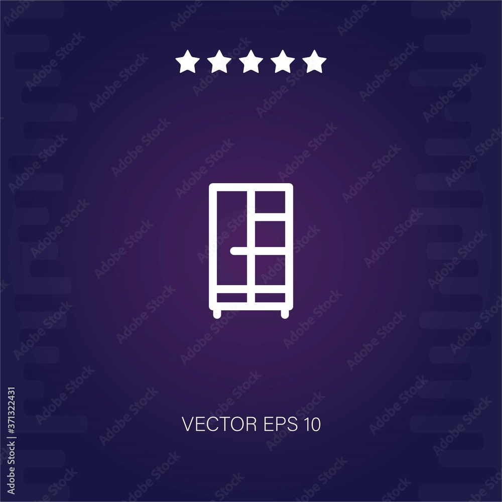 refrigerator vector icon modern illustration refrigerator vector icon modern illustration