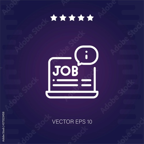 notification vector icon modern illustration