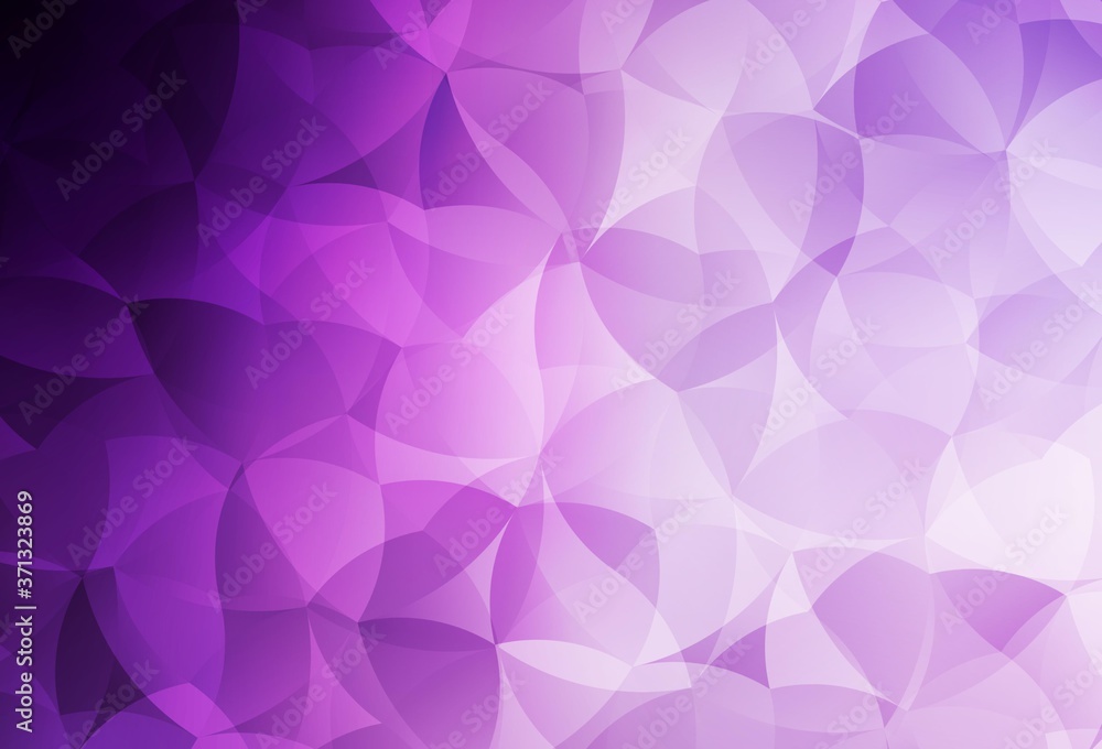 Obraz premium Light Purple, Pink vector gradient triangles template.