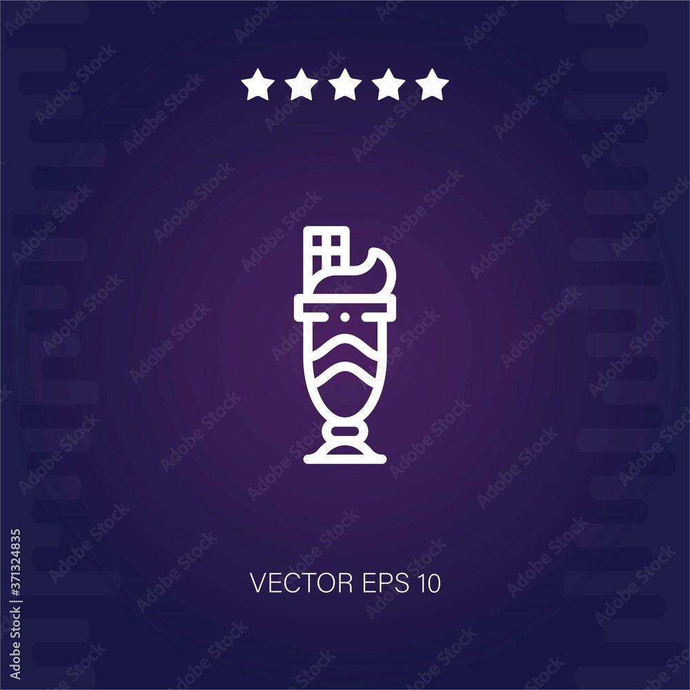 ice cream vector icon modern illustration ice cream vector icon modern illustration