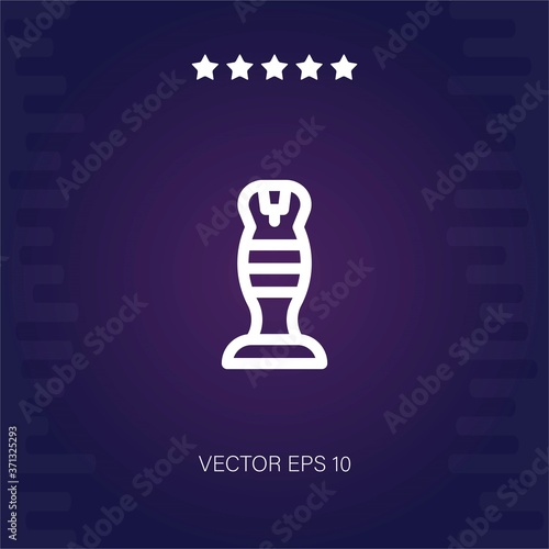 sarcophagus vector icon modern illustration
