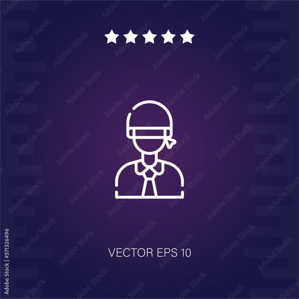 man vector icon modern illustration man vector icon modern illustration