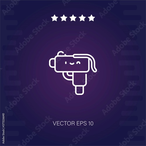 shotgun vector icon modern illustration