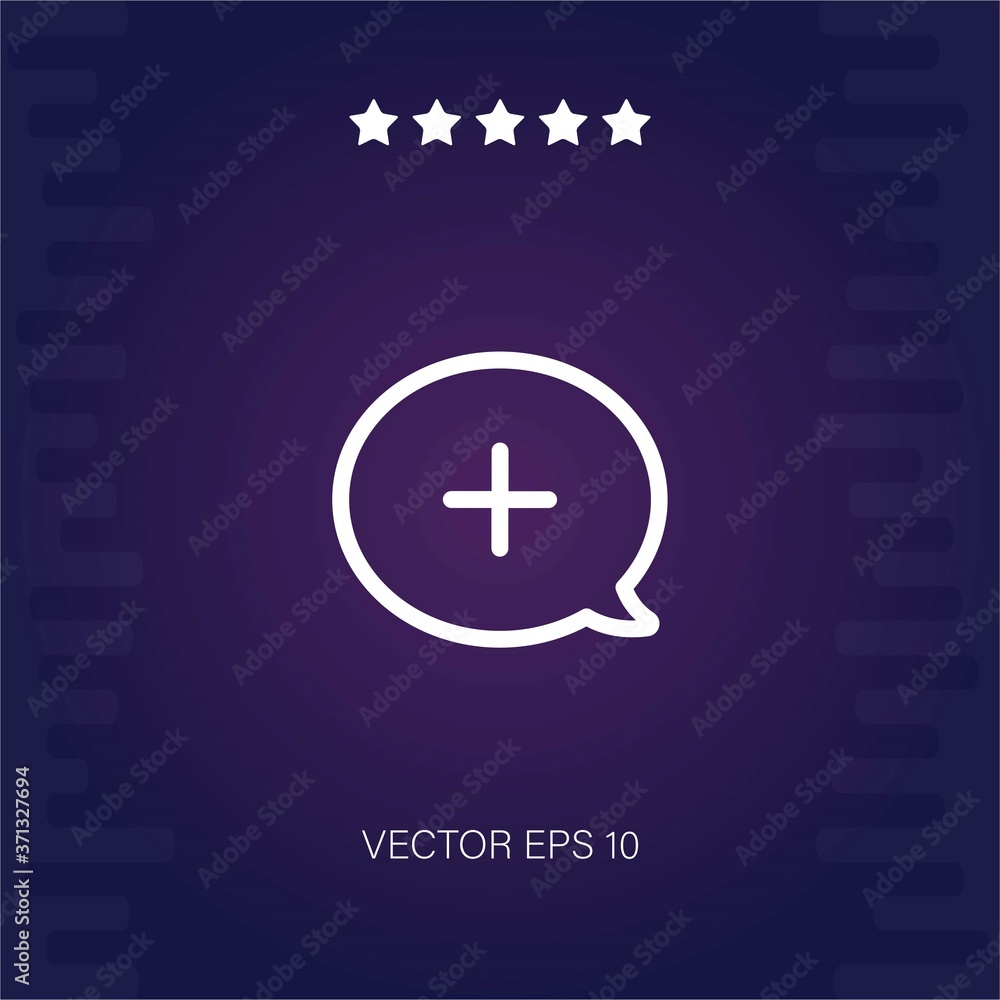 Fototapeta premium communication vector icon modern illustration