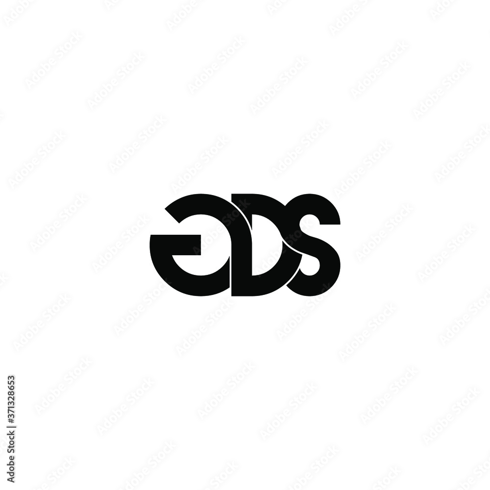 gds letter original monogram logo design gds letter original monogram logo design