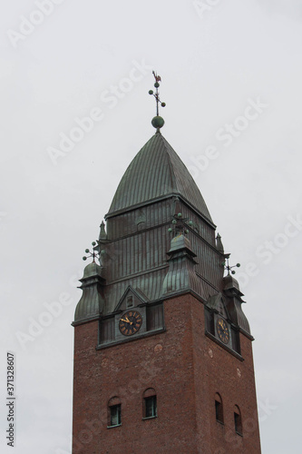 Gothenburg, Sweden - June 18 2019: exterior view of Masthugget Church on June 18 2019 in Gothenburg, Sweden. photo